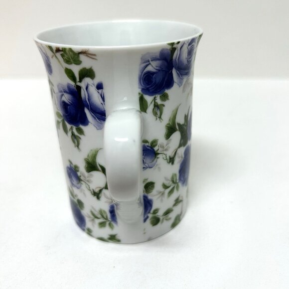Vintage Rare Springfield Bone China Coffee Tea Mug Cup Floral Made In England - Picture 4 of 6